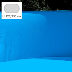 Liner per piscina ovale 1000 h120- Forma ovale- Colore azzurro