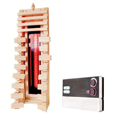 Schienale ergonomico in legno con riscaldatore a infrarossi - SET 1
