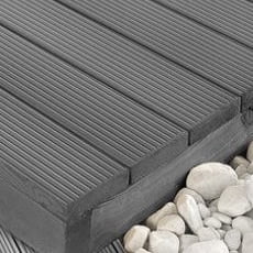 Pavimentazione in legno composito WPC grigio
