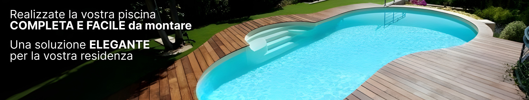 Piscine interrate in pannelli d'acciaio a forma libera