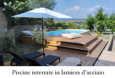 Fotogallery - Piscine interrate in lamiera d'acciaio