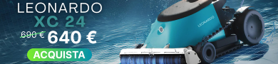 Robot piscina Leonardo XC 24 - Robot pulitore wireless