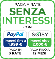 Paga a rate con Soisy e Paypal a TASSO ZERO