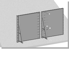 Piscina interrata in kit in pannelli d'acciaio Futura rettangolare 8x4 m - h.120 cm, fase del montaggio 3: i pannelli in acciaio