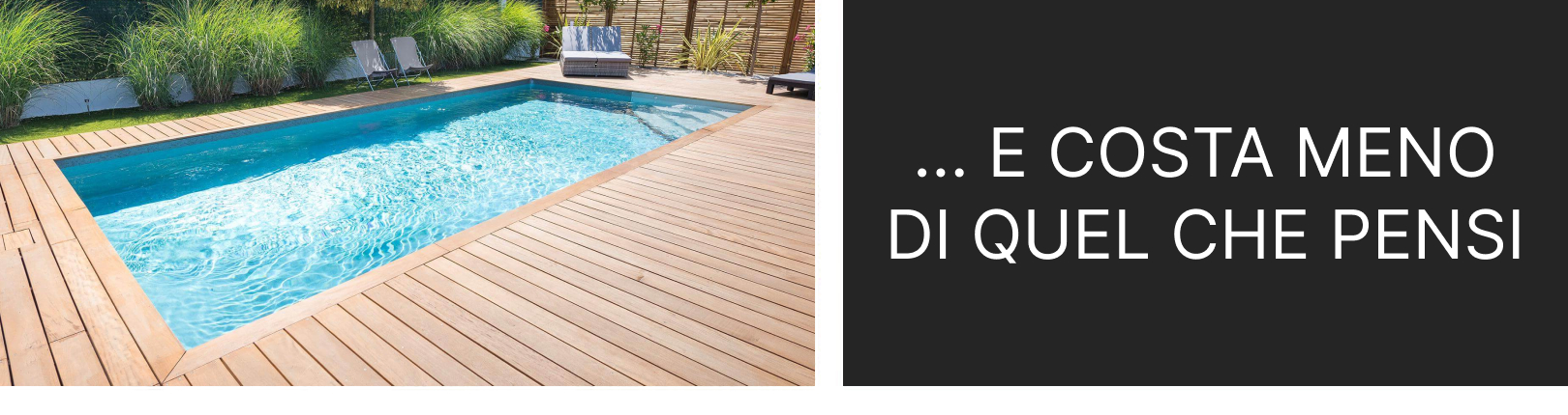 Piscina interrata in kit in pannelli d'acciaio fai da te 7x3 m - h.120 cm: costa meno di quello che pensi!