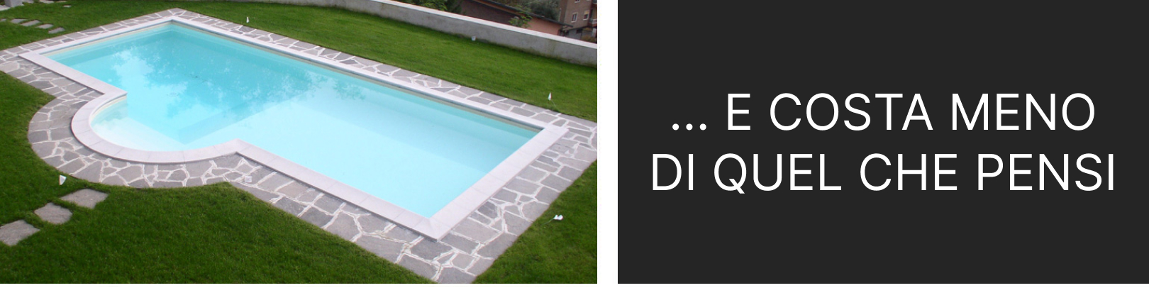 Piscina interrata in kit in pannelli d'acciaio fai da te con Scala Romana 6x3 m - h.120 cm: costa meno di quello che pensi!