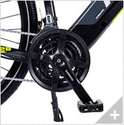Bicicletta elettrica da cross SPORT 4.2 : particolare guarnitura e pedivella