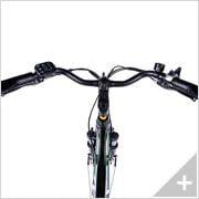 Bicicletta elettrica da città URBAN 1.2 (19): particolare manubrio