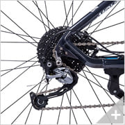 Bicicletta elettrica Mountain e-bike  CANYON 6.2: particolare cambio posteriore