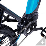 Bicicletta elettrica Mountain e-bike  CANYON 6.2: particolare cassetta