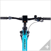 Bicicletta elettrica Mountain e-bike  CANYON 6.2: particolare LCD e manubrio