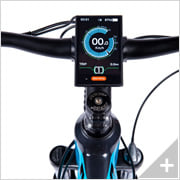 Bicicletta elettrica Mountain e-bike  CANYON 6.2: particolare DISPLAY