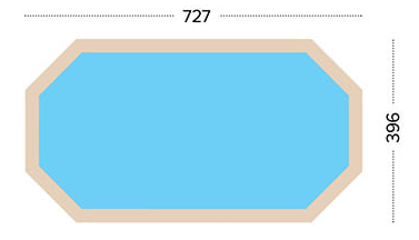 bordo piscina in legno