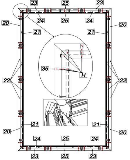 bordo piscina in legno