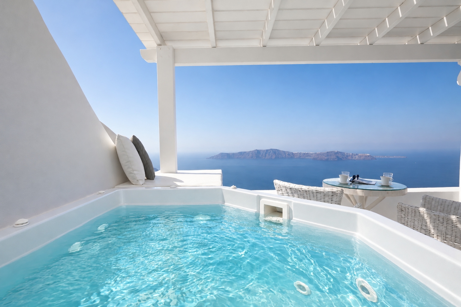 Piscina interrata in vetroresina Lounge Pool 1,60 x 1,60 m