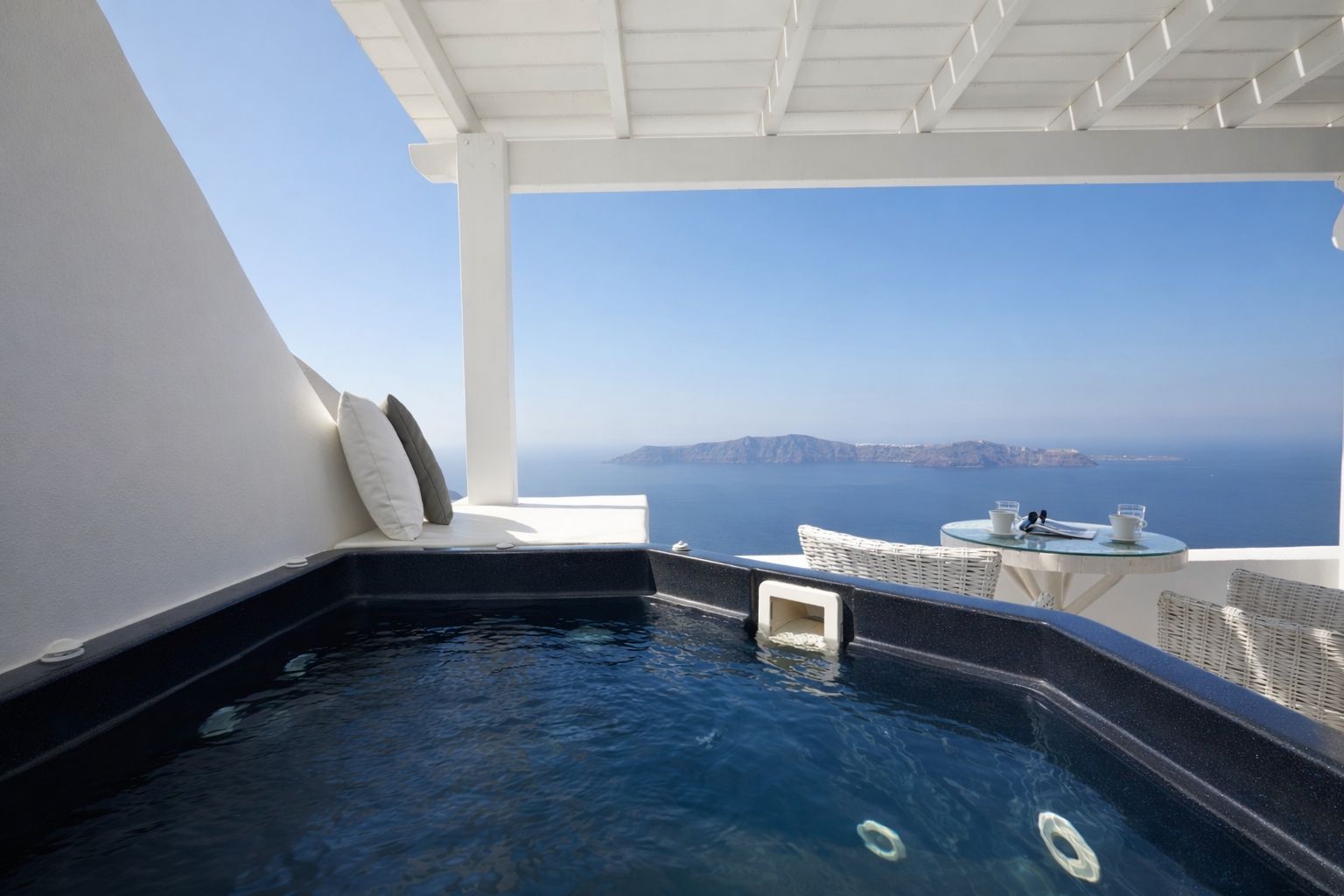 Piscina interrata in vetroresina Lounge Pool 1,60 x 1,60 m