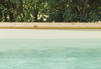 Kit piscina della  piscina in legno fuori terra da esterno LINEA 650x350 Liner sabbia: rivestimento interno o Liner sabbia