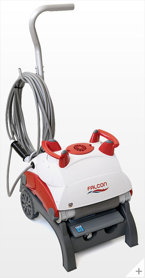 Robot piscina Falcon K100 - carrello vista sinistra