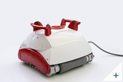 Robot pulitore piscina Falcon K100: vista posteriore