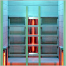 Sauna infrarossi da interno - Kit porta in vetro