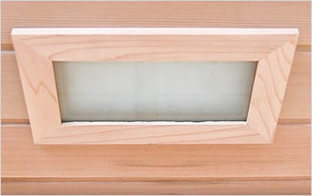 Sauna finlandese Aria 200 - Incluso nel kit sauna - Lampada LED