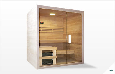 Sauna finlandese tradizionale da interno 200X150