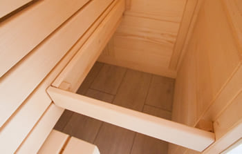 Sauna finlandese Regina 18 - Incluso nel kit sauna - Protezione per stufa