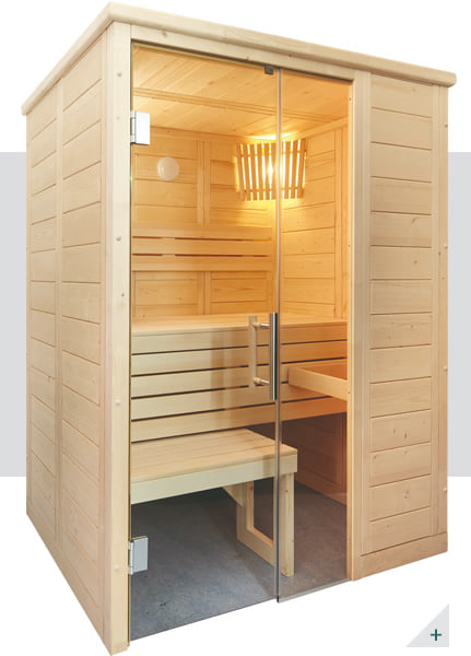 Sauna finlandese Regina 15 - Incluso nel kit sauna - Struttura in legno