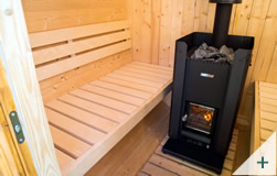 Sauna finlandese a botte da giardino Ø180 - Foto 3