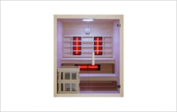 Sauna multifunzione Combi finlandese e infrarossi Bea 150 - Incluso nel kit sauna - Struttura in legno