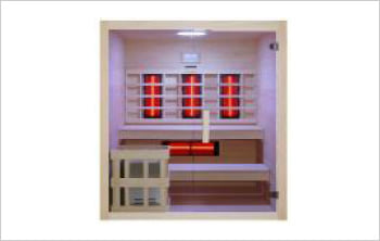 Sauna multifunzione Combi finlandese e infrarossi Bea 180 - Incluso nel kit sauna - Struttura in legno