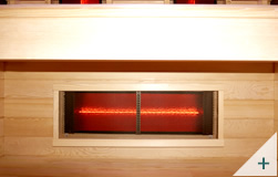 Sauna infrarossi da interno Pami 3 - Foto 6 - Radiatore polpacci sotto panca