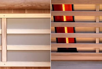 Sauna infrarossi Patty - Incluso nel kit sauna - Lampade a infrarossi in ceramica