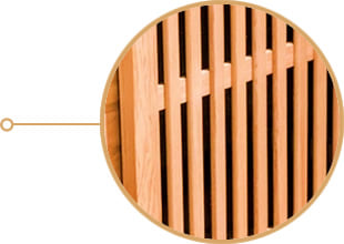 Sauna infrarossi Zaira - Diffusori di infrarossi in carbonio