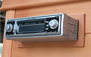 Sauna infrarossi Erika - Incluso nel kit sauna - Radio stereo AM/FM/CD