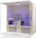 Sauna infrarossi da interno lampade carbonio + alogene - Kit struttura della cabina in legno massello