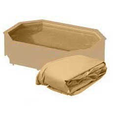 Liner per piscina in legno JARDIN 354 colore sabbia
