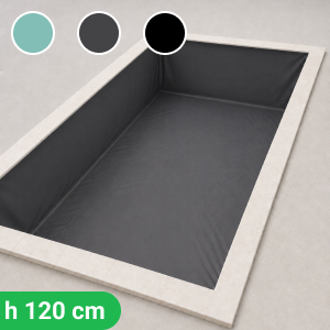 Liner PVC 75/100 per piscina interrata 6x3 - H 120 cm colori Deluxe