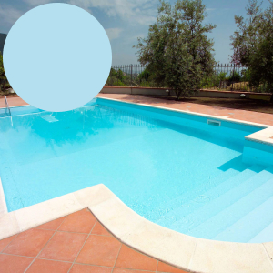 Rotolo Elbtal h1.65x25 CELESTE - membrana PVC armato 150/100