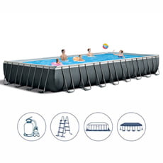 Piscina Intex 26374 Ultra XTR Frame Rettangolare 975x488x132 cm