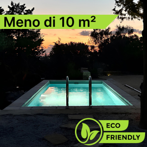 Piscina fuori terra autoportante pannelli 4,45x3,05 m - Astrea Urban