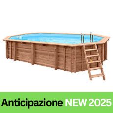 Piscina in legno fuori terra JARDIN 690