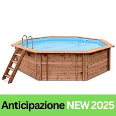 Piscina in legno fuori terra JARDIN 600