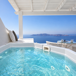 Mini piscina interrata in vetroresina Lounge Pool Bianco 1,60x1,60 m con idromassaggio