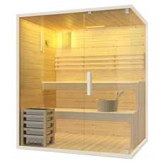 Sauna tradizionale dimensioni 150x120x190 h