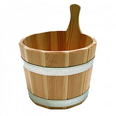 Secchiello in legno per sauna