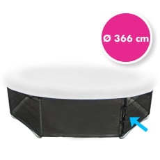 Rete di protezione inferiore per trampolino elastico 366 cm
